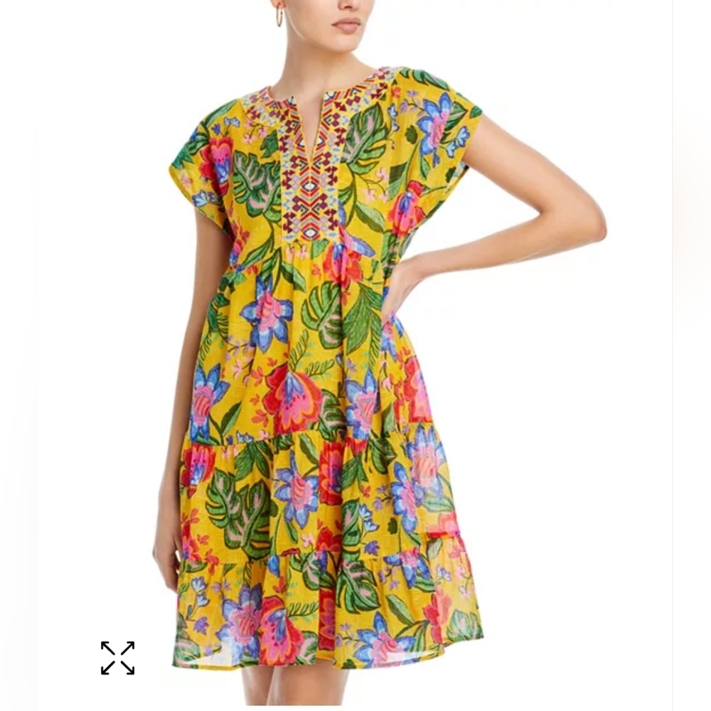 Johnny Was Prarie Dolman Dress Size L